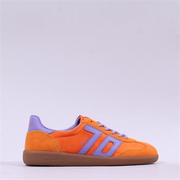 Back 70 Ghost Gumsole Retro Trainer - Orange